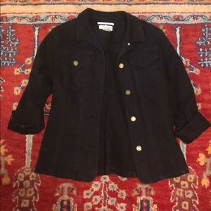 Black jean jacket